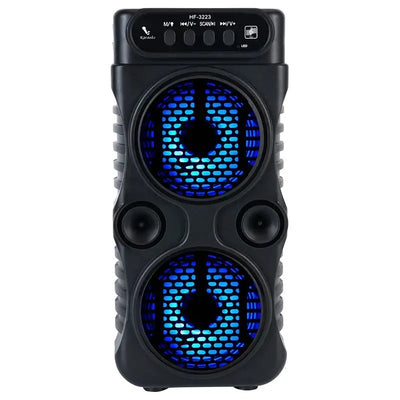 Dual 3-inch subwoofers for immersive audio