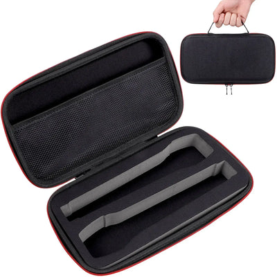 Durable EVA case for wireless microphones.