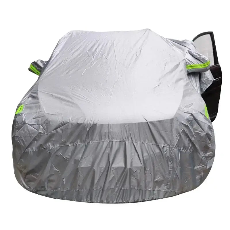 Protects from sun, rain, snow & UV rays.