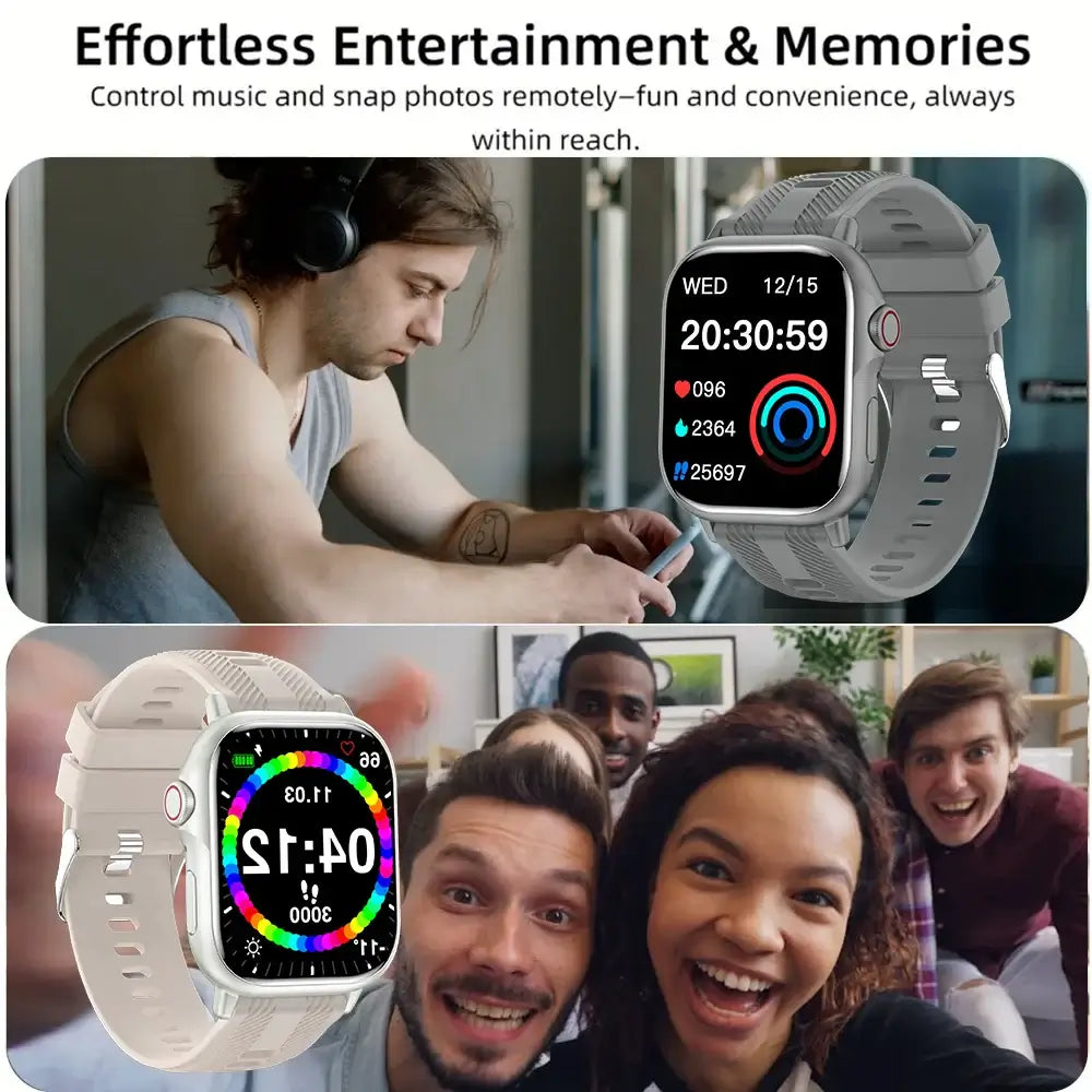 Track workouts, health, and more in one sleek watch.