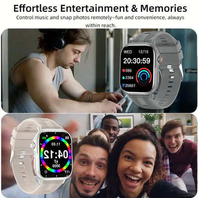 Track workouts, health, and more in one sleek watch.