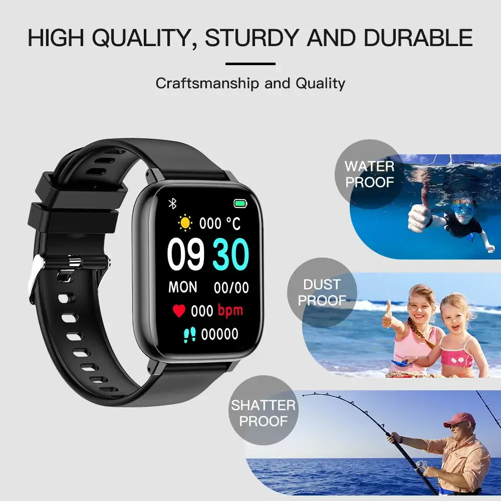 Track workouts, health, and more in one sleek watch.