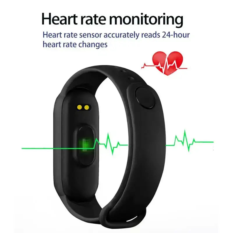 Track your fitness with the M6 smart bracelet.