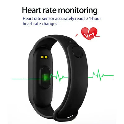 Track your fitness with the M6 smart bracelet.