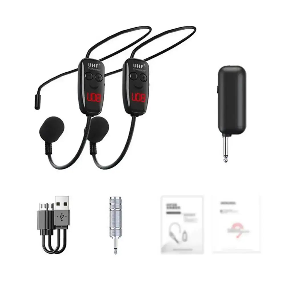 Easy plug-and-play setup with voice amplifiers.
