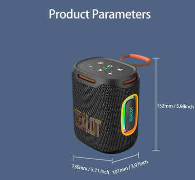 ZEALOT S122 Bluetooth speaker with bass