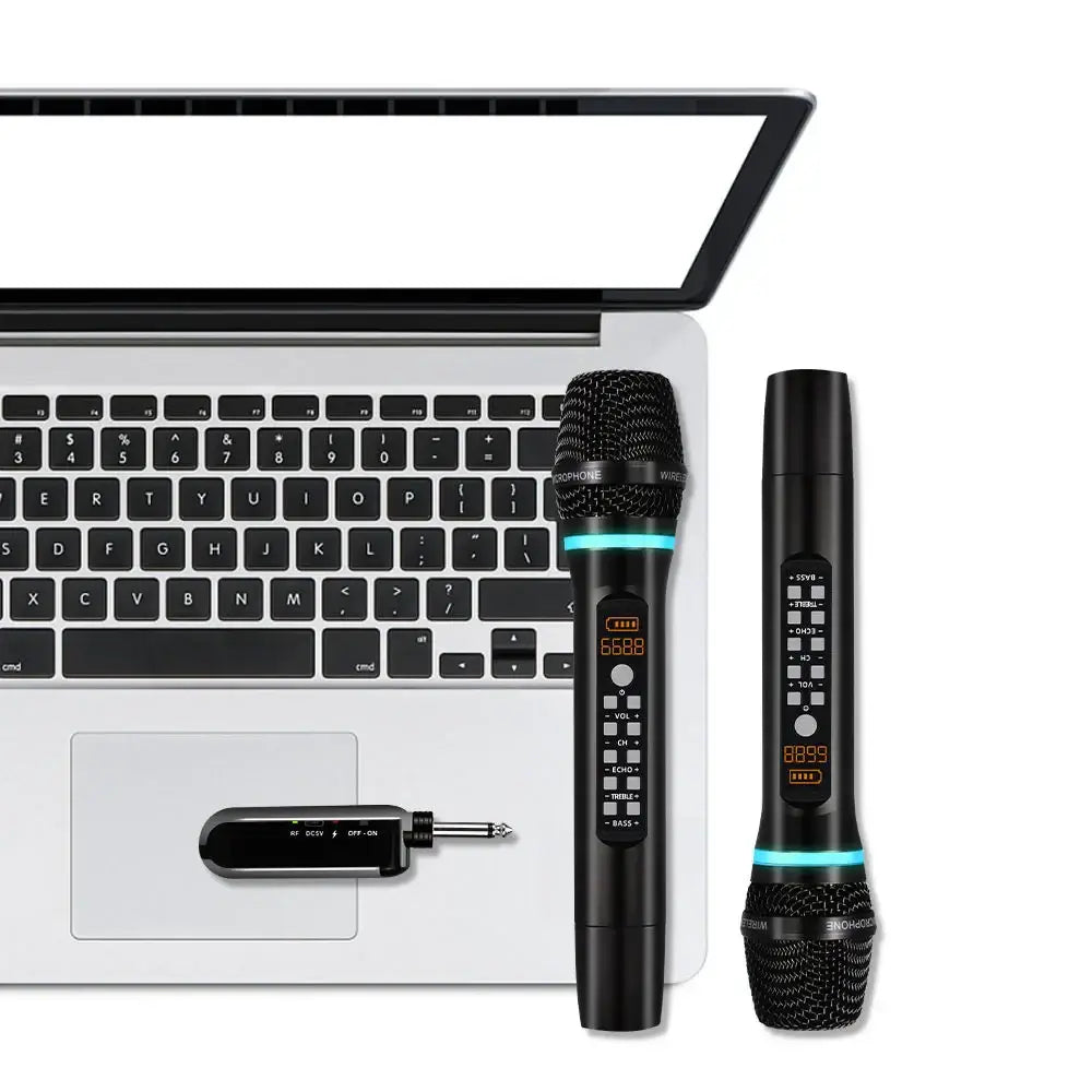 Rechargeable mic with studio-quality sound.