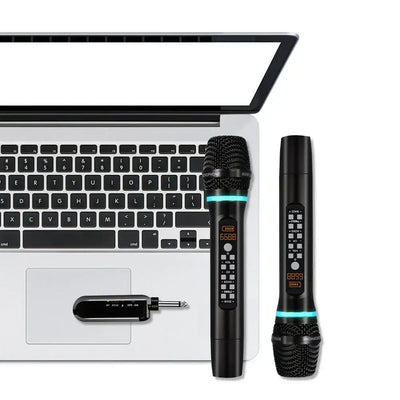 Rechargeable mic with studio-quality sound.