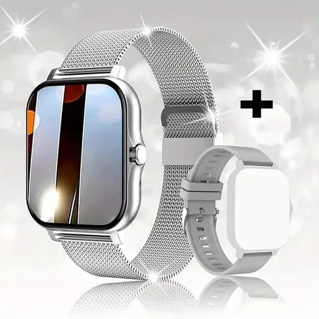 Waterproof design for daily use and workouts.