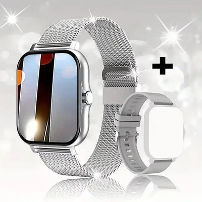 Waterproof design for daily use and workouts.