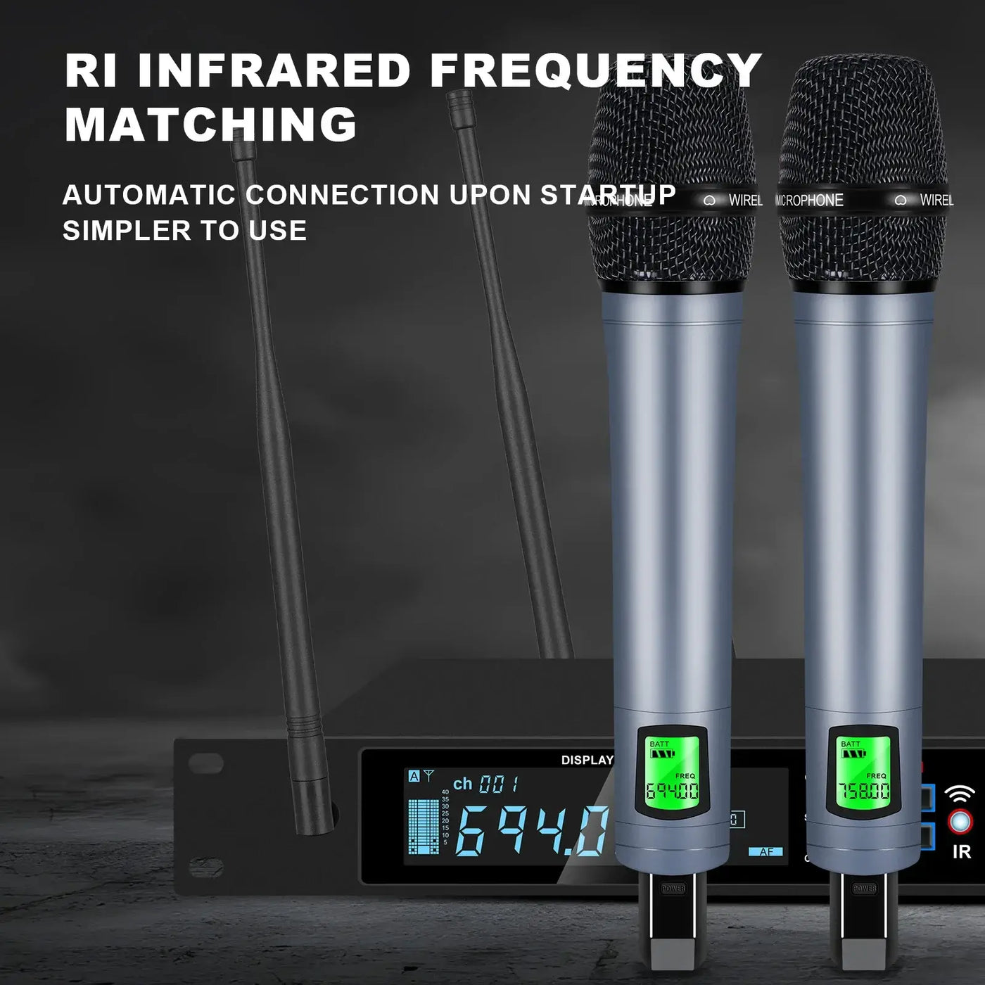 Clear, professional-grade sound quality.
