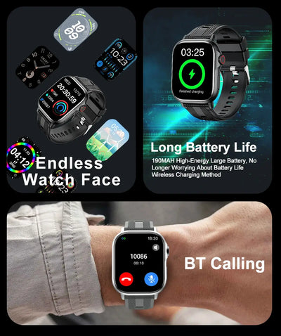 Track workouts, health, and more in one sleek watch.