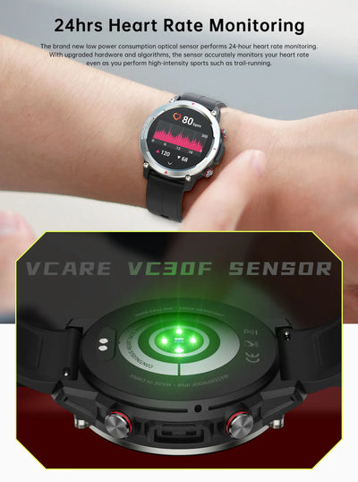 Durable build for outdoor activities and workouts.