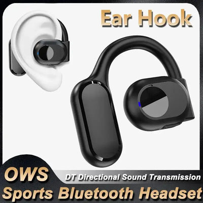 Wireless bone conduction headset for safer driving.
