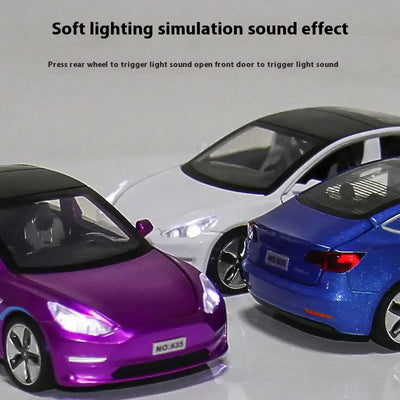 New energy vehicle replica for collectors.