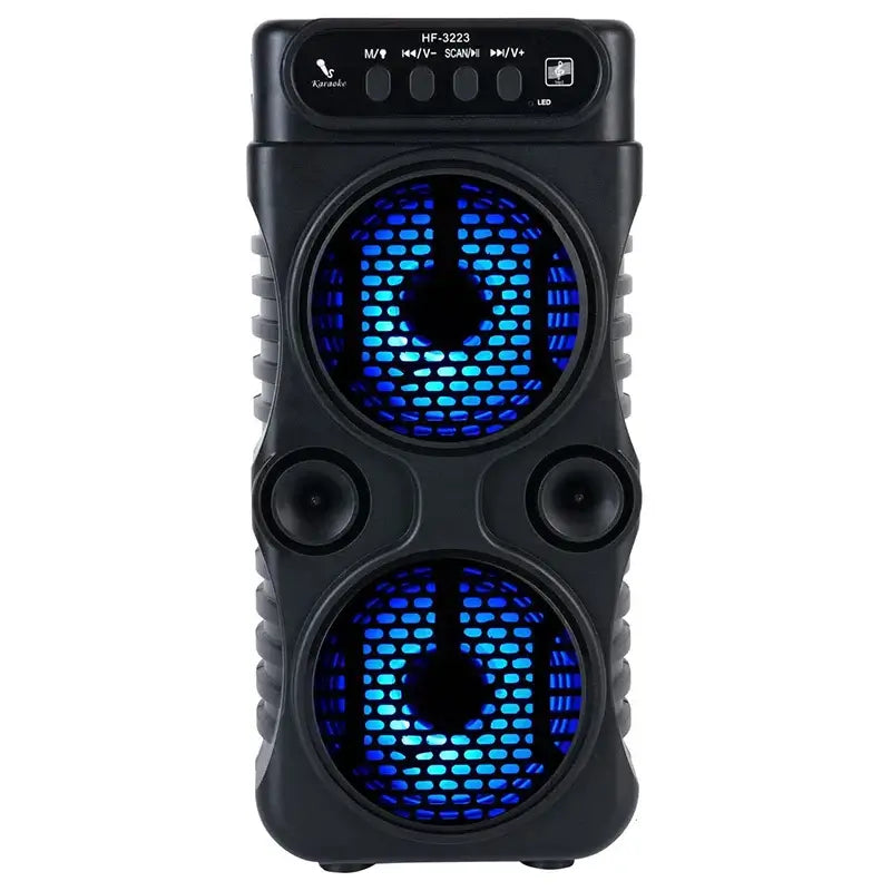 Dual drivers deliver booming party sound