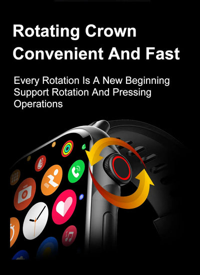 Track workouts, health, and more in one sleek watch.