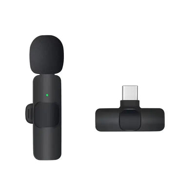 Dual-mic support for two-person interviews.