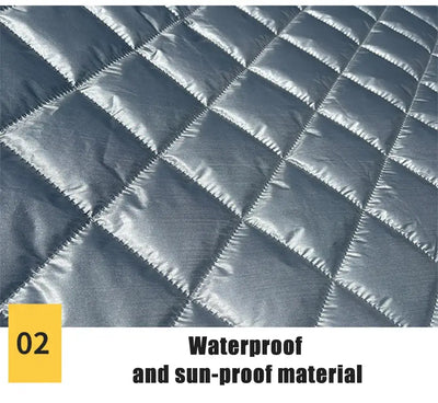 Keeps windshield clear of frost & snow.