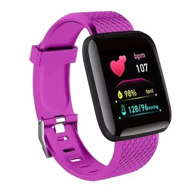 Track steps and calories with the 116 Smart Fitness Bracelet.