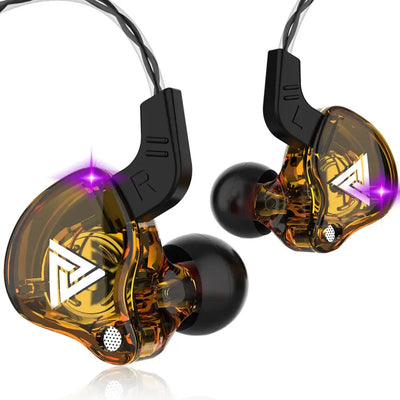 Wired earphones with crystal-clear audio.