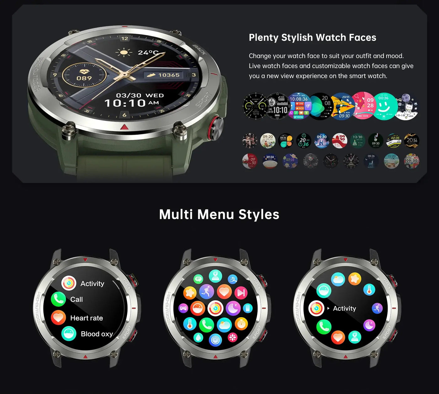 Receive calls, messages, and notifications on wrist.