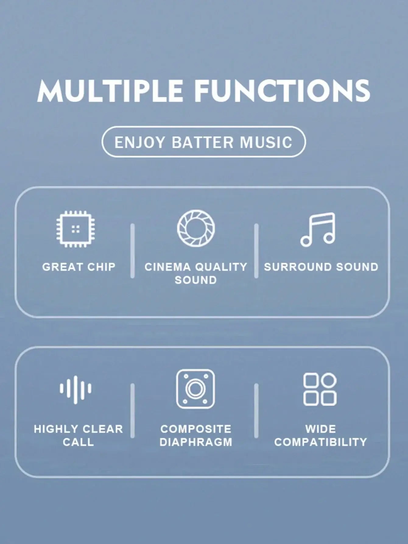 Low-latency audio ideal for gaming.
