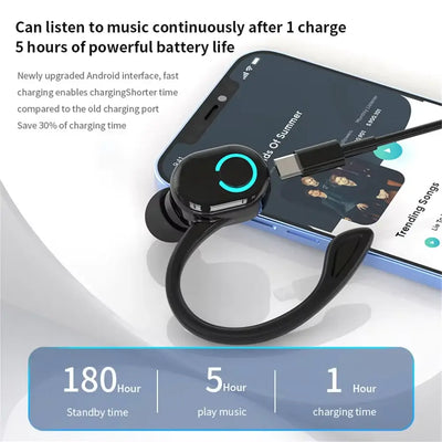 Noise-cancelling tech blocks distractions.