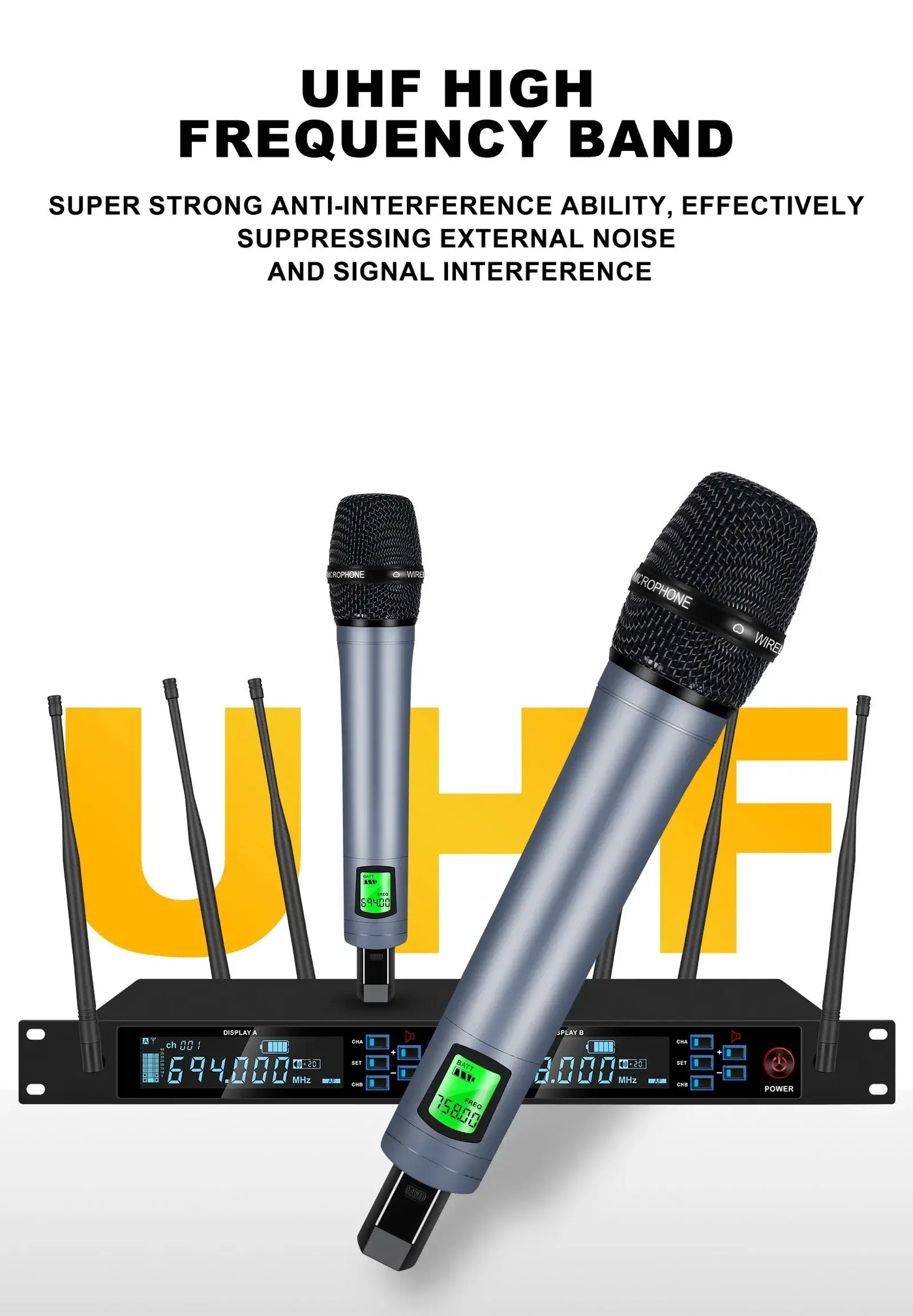 Anti-interference tech for smooth audio.