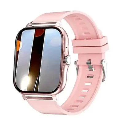 Compact 1.44” color screen smartwatch with Bluetooth calling.