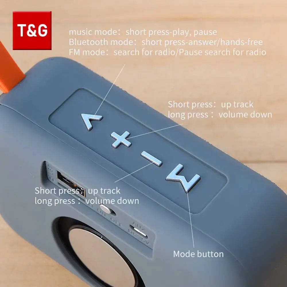 Bluetooth 5.0 speaker with clear, loud audio