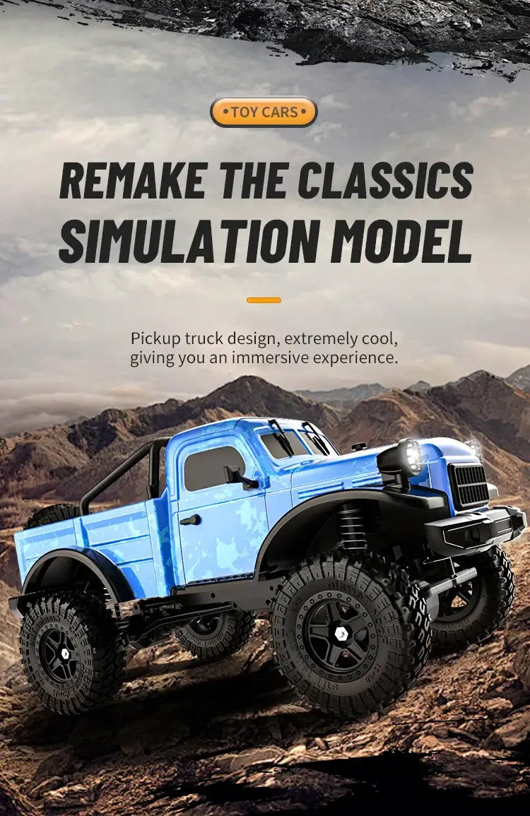 Rechargeable RC car with strong motor.