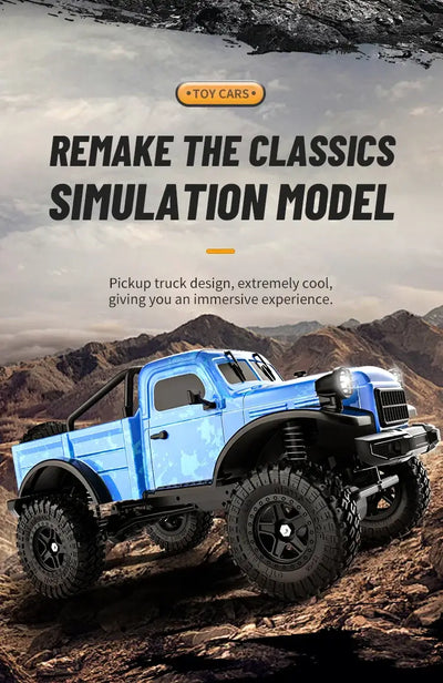 Rechargeable RC car with strong motor.