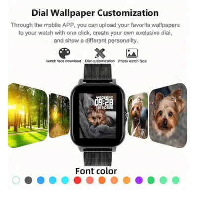 Bluetooth call support – talk right from your wrist.