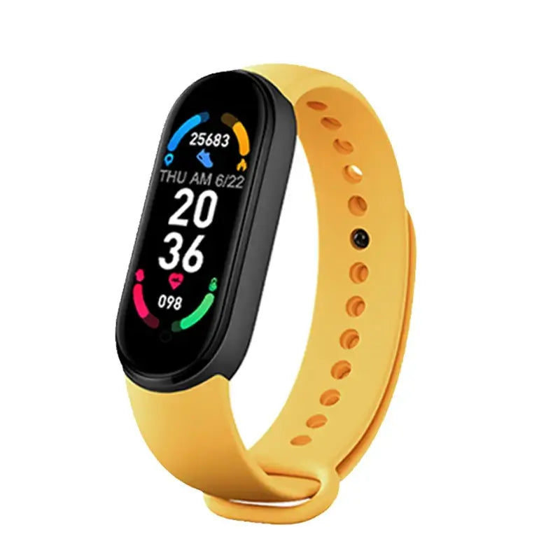 Track your fitness with the M6 smart bracelet.