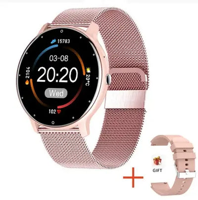 Sleek LIGE smartwatch with full touch display.