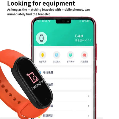 Track your fitness with the M6 smart bracelet.