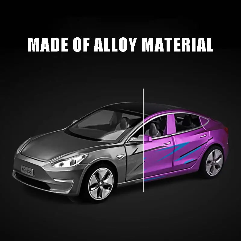 Diecast metal body with detailed finish.