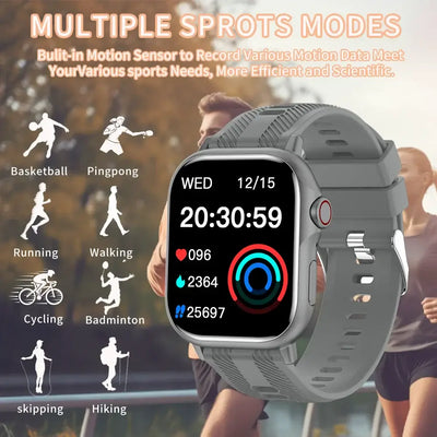 Track workouts, health, and more in one sleek watch.