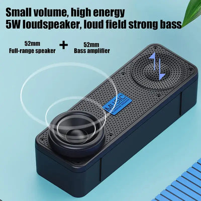 Sleek and compact design for on-the-go audio.