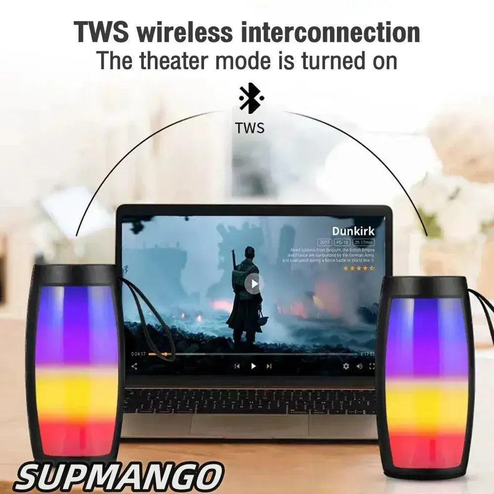 Portable Bluetooth sound box with powerful car audio vibes.