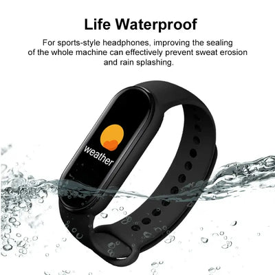 Track your fitness with the M6 smart bracelet.