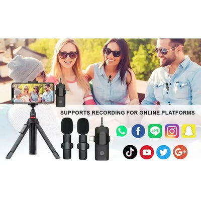 Crystal clear audio for mobile and camera setups.