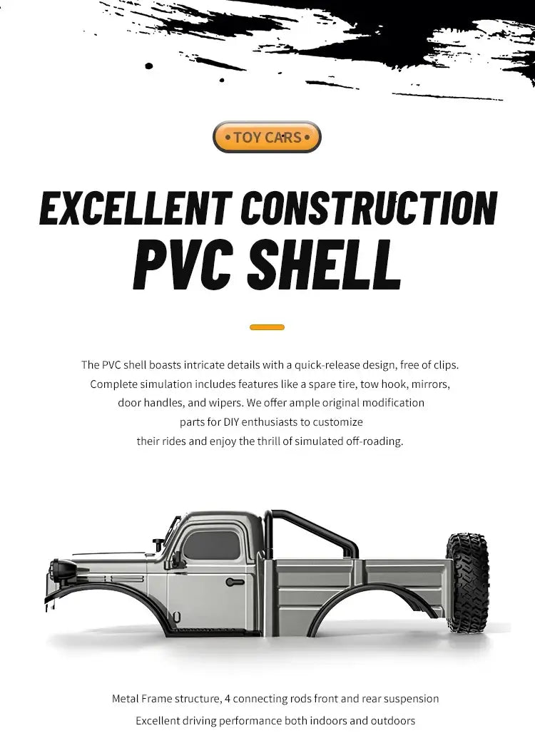 4-wheel drive power for climbing hills.