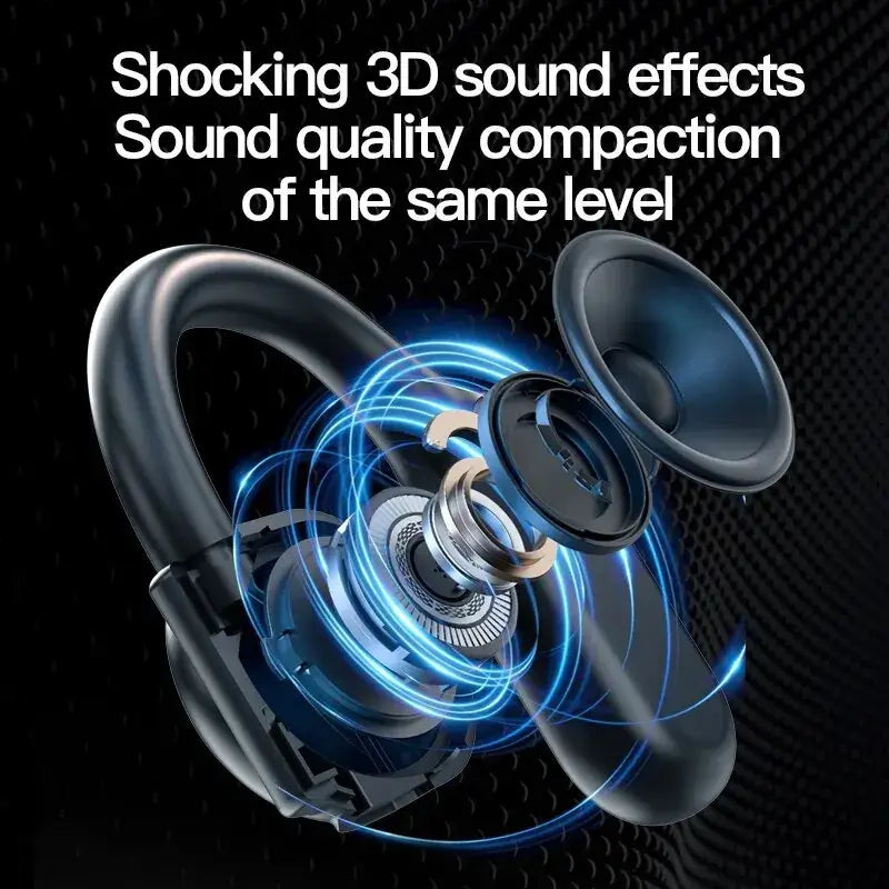 Bluetooth headphones with built-in microphone.
